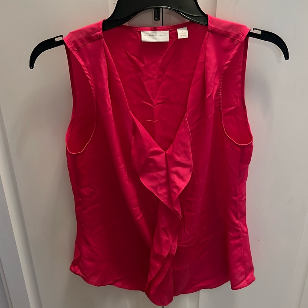 New York & Co Pink Tank Size S